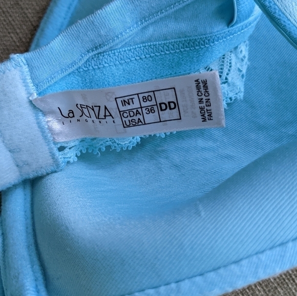 La Senza light blue t shirt tee bra 36dd c066 - Picture 6 of 6